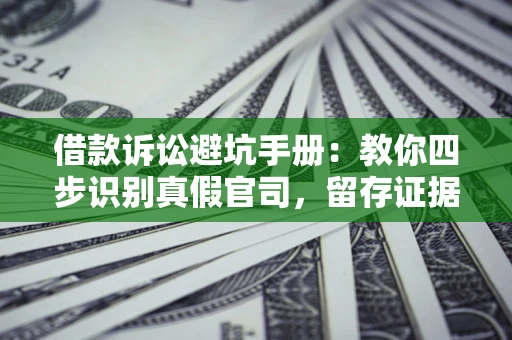 济南借款诉讼避坑手册：教你四步识别真假官司，留存证据不踩雷