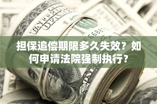 济南担保追偿期限多久失效？如何申请法院强制执行？